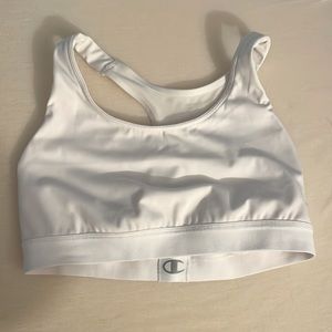 Champion White Sports Bra Small